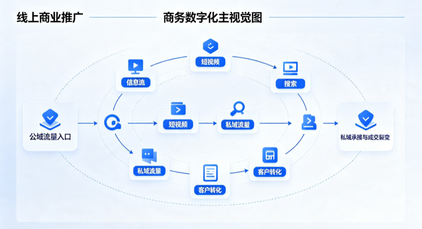阳泉线上商业推广怎么做？全域流量闭环搭建与低成本转化实战指南